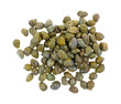 Capers on White Top View