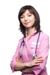 doctor woman with stethoscope