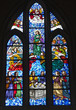 Madrid - Windowpane from Almudena cathedral