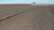 Seeder in the field