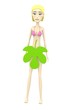 3d render of cartoon character with leaf