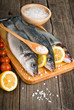 Sea Bass with salt