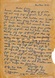 Age Handwritten letter Alter Handschriftlicher Brief