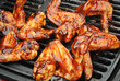 Barbequing Chicken Wings