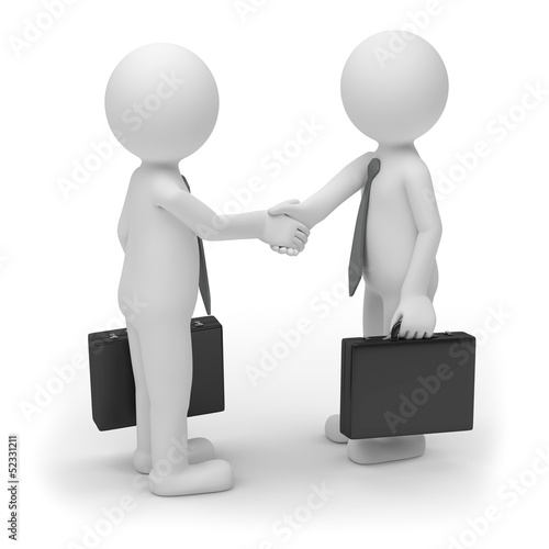 Illustration: handschlag business handschlag business