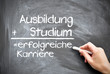 ausbildung studium erfolgreiche Karriere