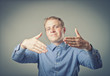 Man conducting