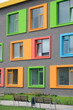 colorful facade of the school of arts