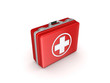 Medical suitcase.