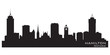 Vektor: Hamilton Canada skyline Detailed vector silhouette Hamilton Canada skyline Detailed vector silhouette