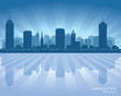 Hamilton Canada skyline city silhouette