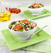 Bean salad with cherry tomatoes