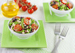 Bean salad with cherry tomatoes