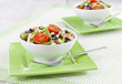 Bean salad with cherry tomatoes