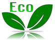 Eco plant symbol