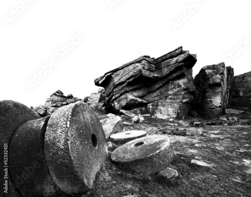 Photo: millstones black and white millstones black and white