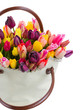 Photo: tulip flowers in bag tulip flowers in bag