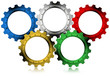 Olympic Gears - Concept of Global Industrialization