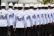Thai Royal Guards Prepare for Marching