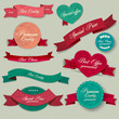 Set of Superior Quality and Satisfaction Guarantee Ribbons, Labe