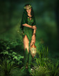 Little Light in the Deep Forest