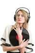 Photo: woman with headphone woman with headphone