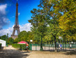 Photo: Paris, La Tour Eiffel. Beautiful view of famous tower from Champ Paris, La Tour Eiffel. Beautiful view of famous tower from Champ