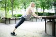 Photo: sportliches Mädchen sportliches Mädchen