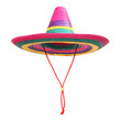 A colorful mexican sombrero with space for your funny face.