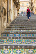 Treppe Santa Maria del Monte Caltagirone Sizilien