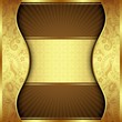 Vector: Abstract Gold Floral Background Abstract Gold Floral Background