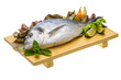 Fresh raw dorada