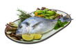 Fresh raw dorada