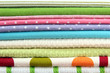 Kitchen towels, close up