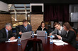 Business people working in conference room