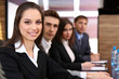 Business people working in conference room