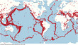 Séismes - Carte des épicentres