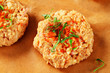 Raw vegetable patties