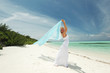woman on the beach