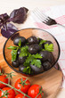 Marinated olives