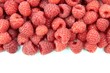 Photo: Raspberries on white background Raspberries on white background
