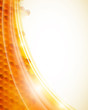 Vector Illustration of an Abstract Honey Background