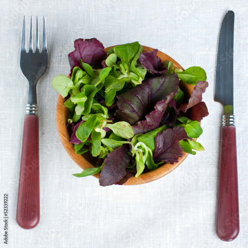 Photo: Salad leaves Salad leaves
