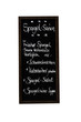 Spargelkarte auf Schiefertafel