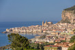 Stadtblick Cefalu Sizilien