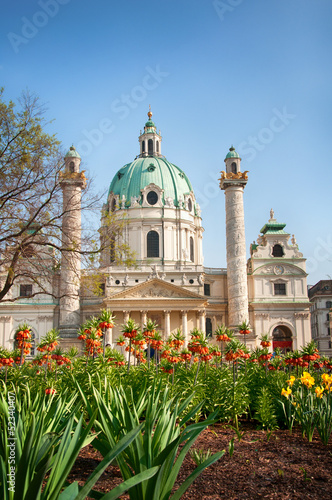 Photo: Vienna (Austria) | St. Charles's Church (Karlskirche) Vienna (Austria) | St. Charles's Church (Karlskirche)