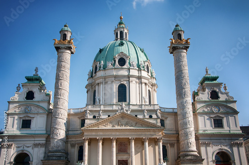 Photo: Vienna (Austria) | St. Charles's Church (Karlskirche) Vienna (Austria) | St. Charles's Church (Karlskirche)