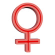 Illustration: Weiblich - Symbol Weiblich - Symbol