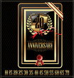 Anniversary golden label