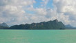 Limestone cliffs in the bay. Thailand, Krabi